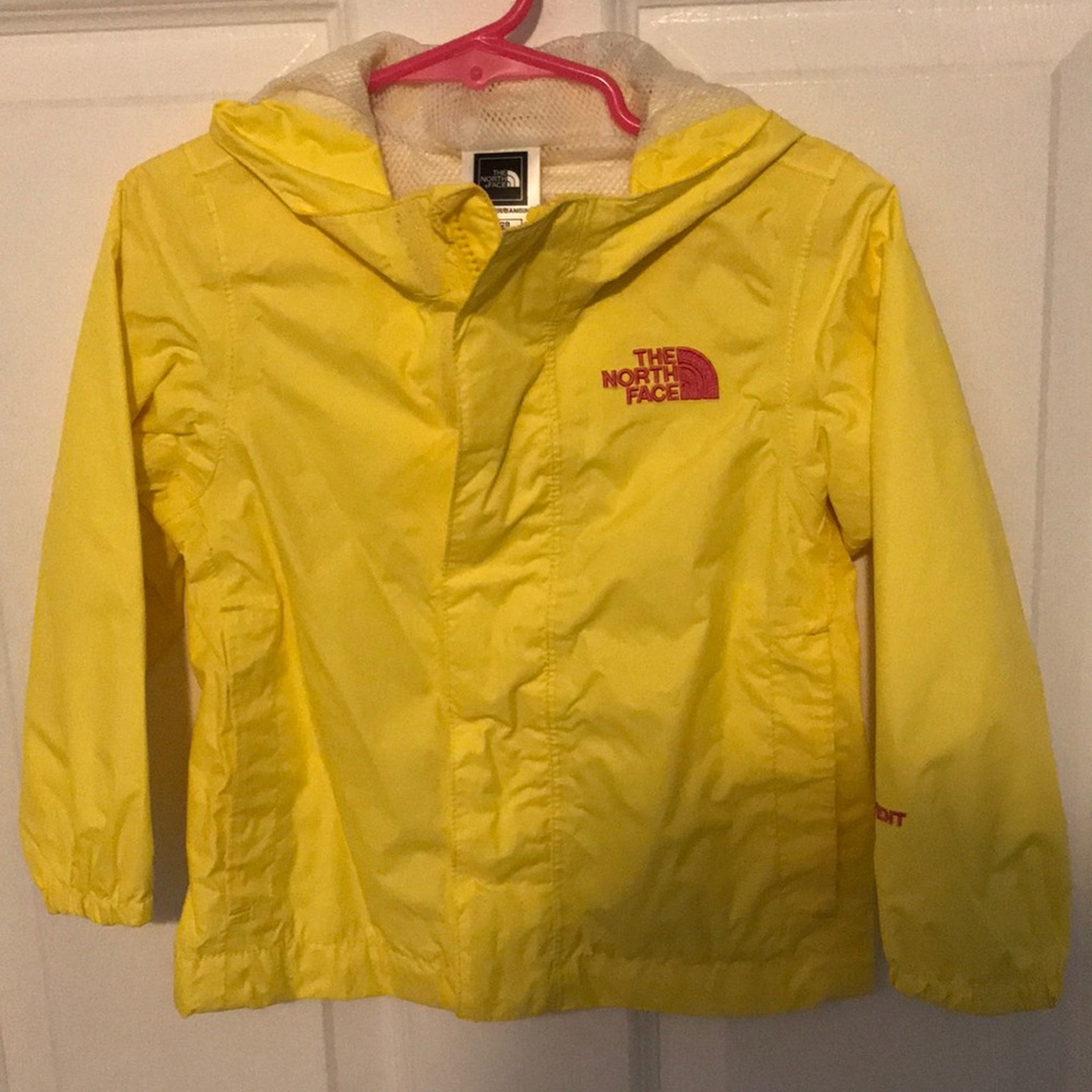 The North Face Kids Yellow Raincoat